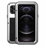For iPhone 12 Pro LOVE MEI Metal Shockproof Life Waterproof Dustproof Protective Case(Silver)
