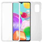 For Samsung Galaxy A41 PC+TPU Ultra-Thin Double-Sided All-Inclusive Transparent Case