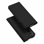 For OnePlus 8T DUX DUCIS Skin Pro Series Horizontal Flip PU + TPU Leather Case with Holder & Card Slots(Black)