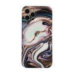 Marble Pattern TPU Protective Case For iPhone 12 mini(Dark Waves)