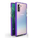 For Samsung Galaxy Note10 TPU Double-color Shockproof Protective Case(Purple)