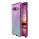 For Samsung Galaxy S10+ TPU Double-color Shockproof Protective Case(Rose Red)