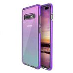 For Samsung Galaxy S10+ TPU Double-color Shockproof Protective Case(Purple)