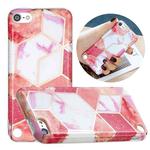 Full Plating Splicing Gilding Protective Case For iPod Touch 6 / 5(Cherry Glitter Color Matching)