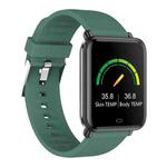 Q9T 1.3 inch TFT Touch Screen Dual-mode Bluetooth Smart Watch, Support Body Temperature Detection / Blood Oxygen Monitor / Blood Pressure Monitor(Green)