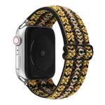 Ethnic Style Buckle Watch Band For Apple Watch Series 7 41mm / 6 & SE & 5 & 4 40mm / 3 & 2 & 1 38mm(Yellow)