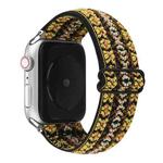 Ethnic Style Buckle Watch Band For Apple Watch Series 7 45mm / 6 & SE & 5 & 4 44mm / 3 & 2 & 1 42mm(Yellow)