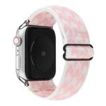Ethnic Style Buckle Watch Band For Apple Watch Series 7 45mm / 6 & SE & 5 & 4 44mm / 3 & 2 & 1 42mm(Pink)