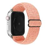 Solid Color Nylon Watch Band For Apple Watch Series 7 41mm / 6 & SE & 5 & 4 40mm / 3 & 2 & 1 38mm(Pink)