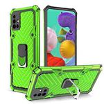 For Samsung Galaxy A51 5G Cool Armor PC + TPU Shockproof Case with 360 Degree Rotation Ring Holder(Green)