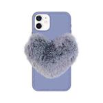 For iPhone 11 Pro Max Love Hairball Colorful Wave Soft Case (Haze Blue)