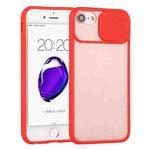 Sliding Camera Cover Design TPU Protective Case For iPhone 6(Red)