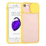 Sliding Camera Cover Design TPU Protective Case For iPhone 6(Yellow)