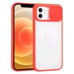 For iPhone 12 Sliding Camera Cover Design TPU Protective Case(Red)