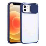 For iPhone 12 Sliding Camera Cover Design TPU Protective Case(Sapphire Blue)