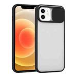 For iPhone 12 Sliding Camera Cover Design TPU Protective Case(Black)