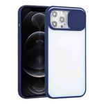 For iPhone 12 Pro Sliding Camera Cover Design TPU Protective Case(Sapphire Blue)