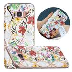 For Samsung Galaxy S8+ Flat Plating Splicing Gilding Protective Case(Tropical Rainforest Color Matching)