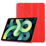 TPU Horizontal Deformation Flip Leather Case with Holder For iPad Air 2022 / 2020 10.9(Red)