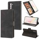 For Samsung Galaxy Note10 Fantasy Classic Skin-feel Calfskin Texture Magnetic Buckle Horizontal Flip PU Leather Case with Holder & Card Slot & Wallet(Black)
