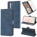 For Samsung Galaxy Note10 Fantasy Classic Skin-feel Calfskin Texture Magnetic Buckle Horizontal Flip PU Leather Case with Holder & Card Slot & Wallet(Blue)