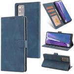 For Samsung Galaxy Note20 Fantasy Classic Skin-feel Calfskin Texture Magnetic Buckle Horizontal Flip PU Leather Case with Holder & Card Slot & Wallet(Blue)