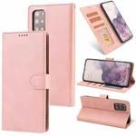 For Samsung Galaxy S20+ Fantasy Classic Skin-feel Calfskin Texture Magnetic Buckle Horizontal Flip PU Leather Case with Holder & Card Slot & Wallet(Pink)