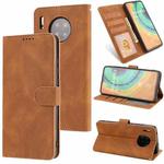 For Huawei Mate 30 Fantasy Classic Skin-feel Calfskin Texture Magnetic Buckle Horizontal Flip PU Leather Case with Holder & Card Slot & Wallet(Brown)