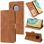 For Huawei Mate 30 Pro Fantasy Classic Skin-feel Calfskin Texture Magnetic Buckle Horizontal Flip PU Leather Case with Holder & Card Slot & Wallet(Brown)