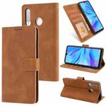 For Huawei P30 Lite / nova 4e Fantasy Classic Skin-feel Calfskin Texture Magnetic Buckle Horizontal Flip PU Leather Case with Holder & Card Slot & Wallet(Brown)