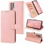 For Huawei P30 Pro Fantasy Classic Skin-feel Calfskin Texture Magnetic Buckle Horizontal Flip PU Leather Case with Holder & Card Slot & Wallet(Rose Gold)