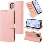 For Huawei P40 Lite / nova 6 SE Fantasy Classic Skin-feel Calfskin Texture Magnetic Buckle Horizontal Flip PU Leather Case with Holder & Card Slot & Wallet(Rose Gold)