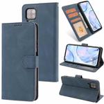 For Huawei P40 Lite / nova 6 SE Fantasy Classic Skin-feel Calfskin Texture Magnetic Buckle Horizontal Flip PU Leather Case with Holder & Card Slot & Wallet(Blue)