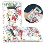 For LG Stylo 6 Flat Plating Splicing Gilding Protective Case(Tropical Rainforest)