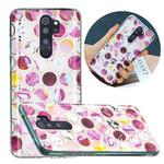 For Xiaomi Redmi Note 8 Pro Flat Plating Splicing Gilding Protective Case(Round Color Matching)