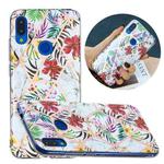 For Xiaomi Redmi Note 7 Flat Plating Splicing Gilding Protective Case(Tropical Rainforest)