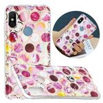 For Xiaomi Redmi Note 6 / Note 6 Pro Flat Plating Splicing Gilding Protective Case(Round Color Matching)