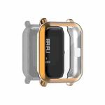 For Amazfit Pop Full Coverage TPU Protective Case Cover(Rose Gold)