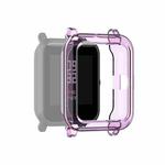 For Amazfit Pop Half-coverage TPU Protective Case Cover(Purple)