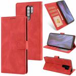 For Xiaomi Redmi 9 Fantasy Classic Skin-feel Calfskin Texture Magnetic Buckle Horizontal Flip PU Leather Case with Holder & Card Slot & Wallet(Red)