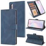 For Xiaomi Redmi 9A Fantasy Classic Skin-feel Calfskin Texture Magnetic Buckle Horizontal Flip PU Leather Case with Holder & Card Slot & Wallet(Blue)