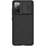 For Samsung Galaxy S20 FE NILLKIN Black Mirror Series PC Camshield Full Coverage Dust-proof Scratch Resistant Phone Case(Black)