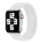 Single-turn Woven Pattern Silicone Watch Band For Apple Watch Series 7 41mm / 6 & SE & 5 & 4 40mm / 3 & 2 & 1 38mm, Size:S(White)