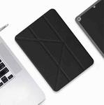 Mutural Multi-fold Smart Leather Tablet Case For iPad Air 2022 / 2020 10.9(Black)