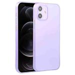 For iPhone 12 Pro Camera Precision Hole PP Protective Case(Purple)
