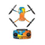 Sunnylife MM-TZ439 Waterproof PVC Drone Body + Arm + Remote Control Decorative Protective Stickers Set for DJI Mavic Mini(Gorgeous Watercolor)