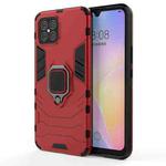 For Huawei nova 8 SE PC + TPU Shockproof Protective Case with Magnetic Ring Holder(Red)