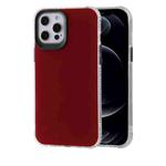 TPU + Acrylic Anti-fall Mirror Phone Protective Case For iPhone 12 mini(Wine Red)