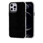 TPU + Acrylic Anti-fall Mirror Phone Protective Case For iPhone 12 / 12 Pro(Black)