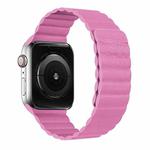 Two Loop Magnetic Watch Band For Apple Watch Series 7 41mm / 6 & SE & 5 & 4 40mm / 3 & 2 & 1 38mm(Pink)